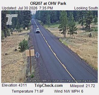 OR207 at OHV Park SB MP21.72
